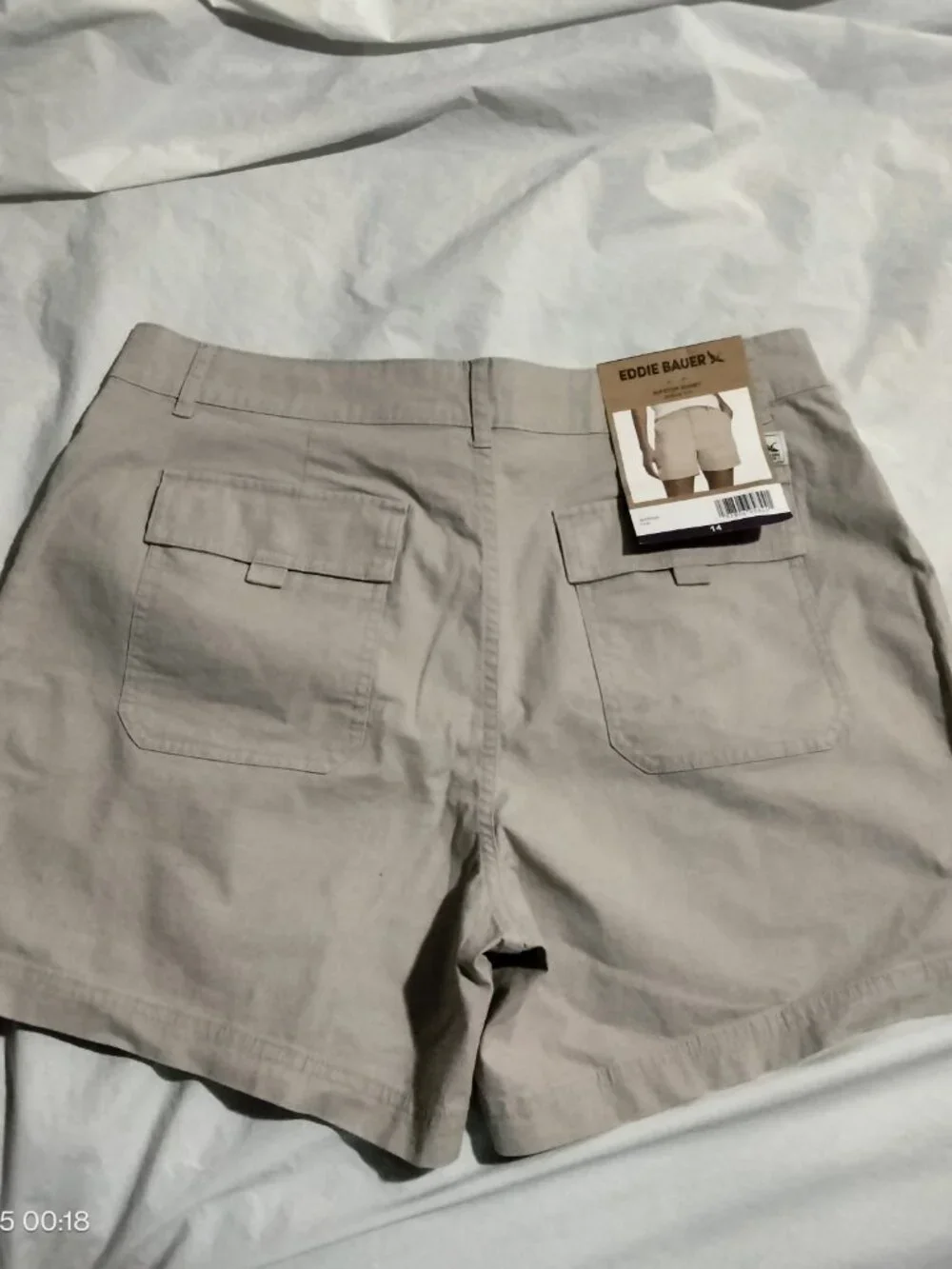 Eddie Bauer Women's Ripstop Shorts Tan Size 14 5